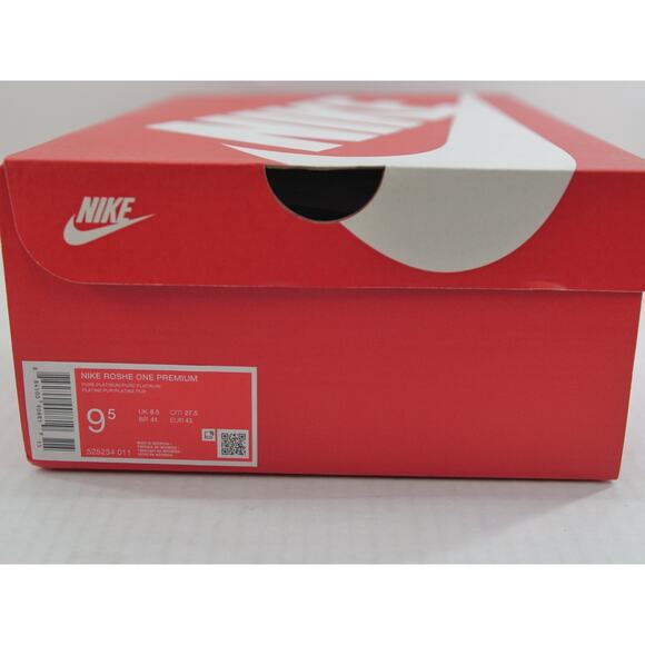 NIKE ROSHE RUN PREMIUM PURE PLATINUM GREY HYPER ORANGE SZ‎ 9.5 main image 7